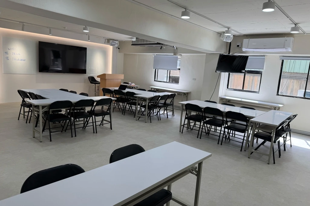 松江南京5分鐘｜課程會議講座｜全新24坪｜50人｜50吋電視